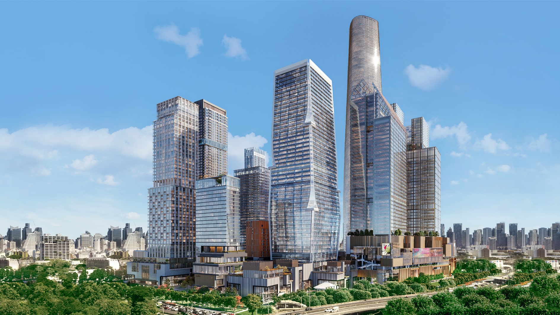 位於市區最新地標級建築 One Bangkok