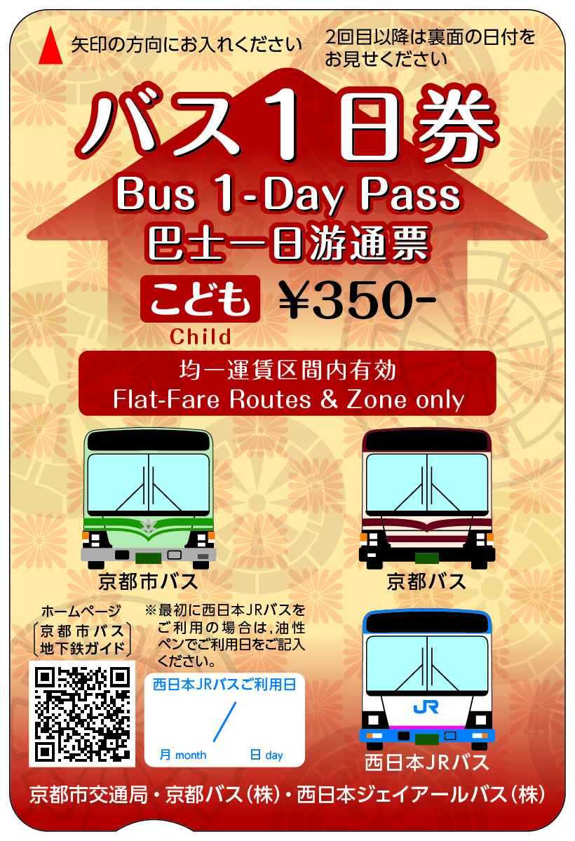 京都巴士一日乘車券2